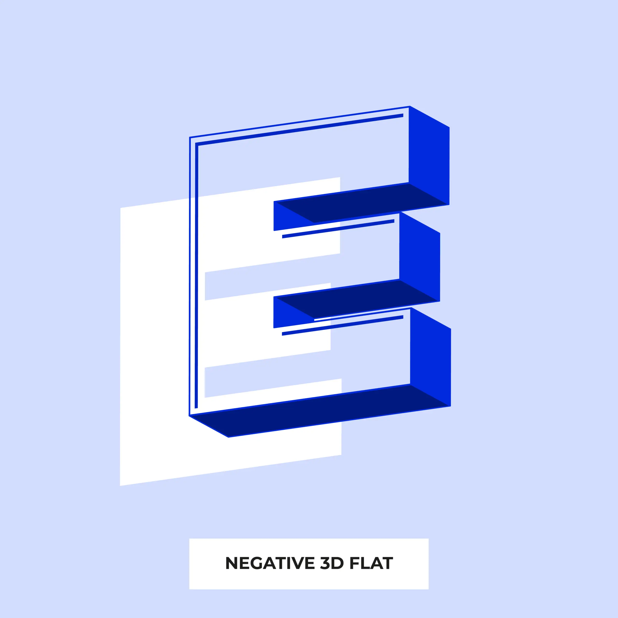 TIPES-_E - NEGATIVE 3D FLAT